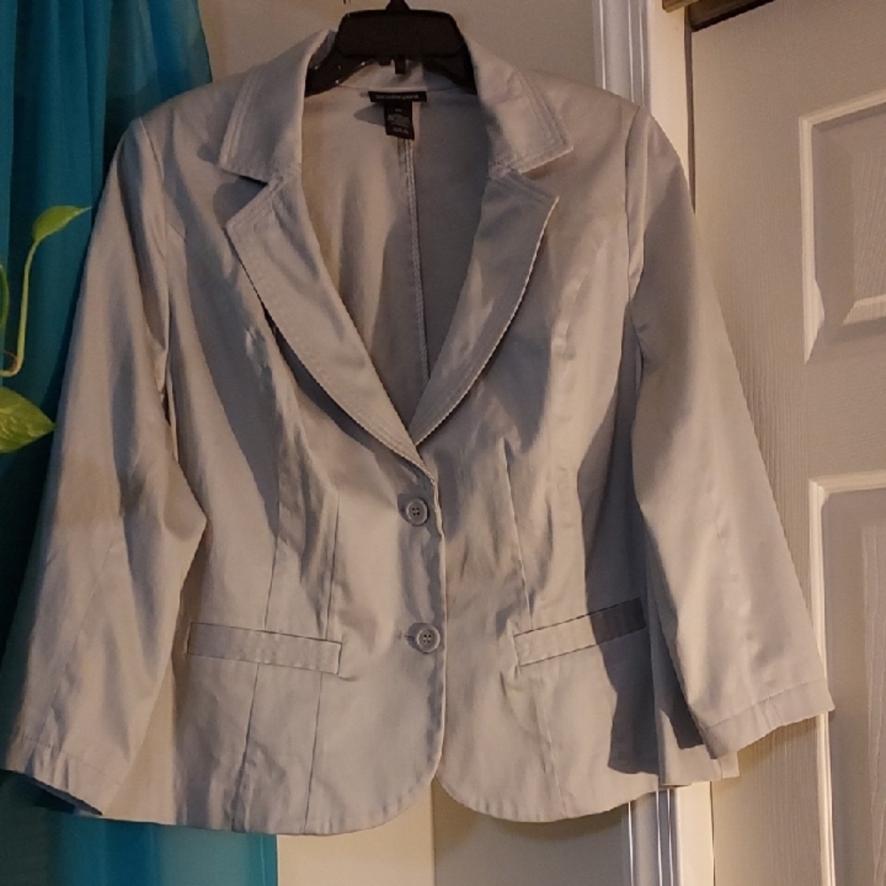 Lane Bryant Light Gray Tailored Women's Blazer